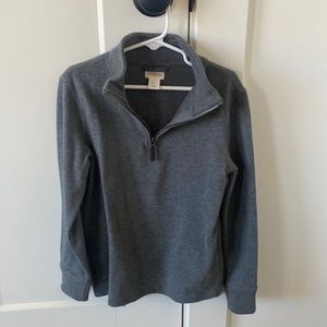 Grey cotton crewcuts popover